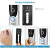 WiFi Video Doorbell Wireless Door Bell 720P HD WiFi Security Camera with Two-way Talk PIR Motion