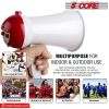 Megaphone Handheld Mini Bullhorn Cheer Loudspeaker Bull Horn Speaker Small Megaphono Siren Sling Strap Portable 5Core HW 1 BTRY